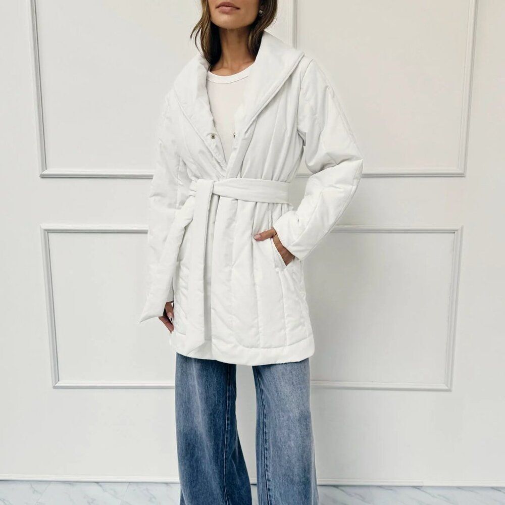 Splendid x Cella Jane Quilted Coat S